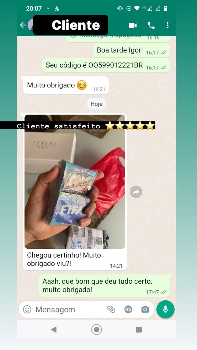 Depoimento WhatsApp